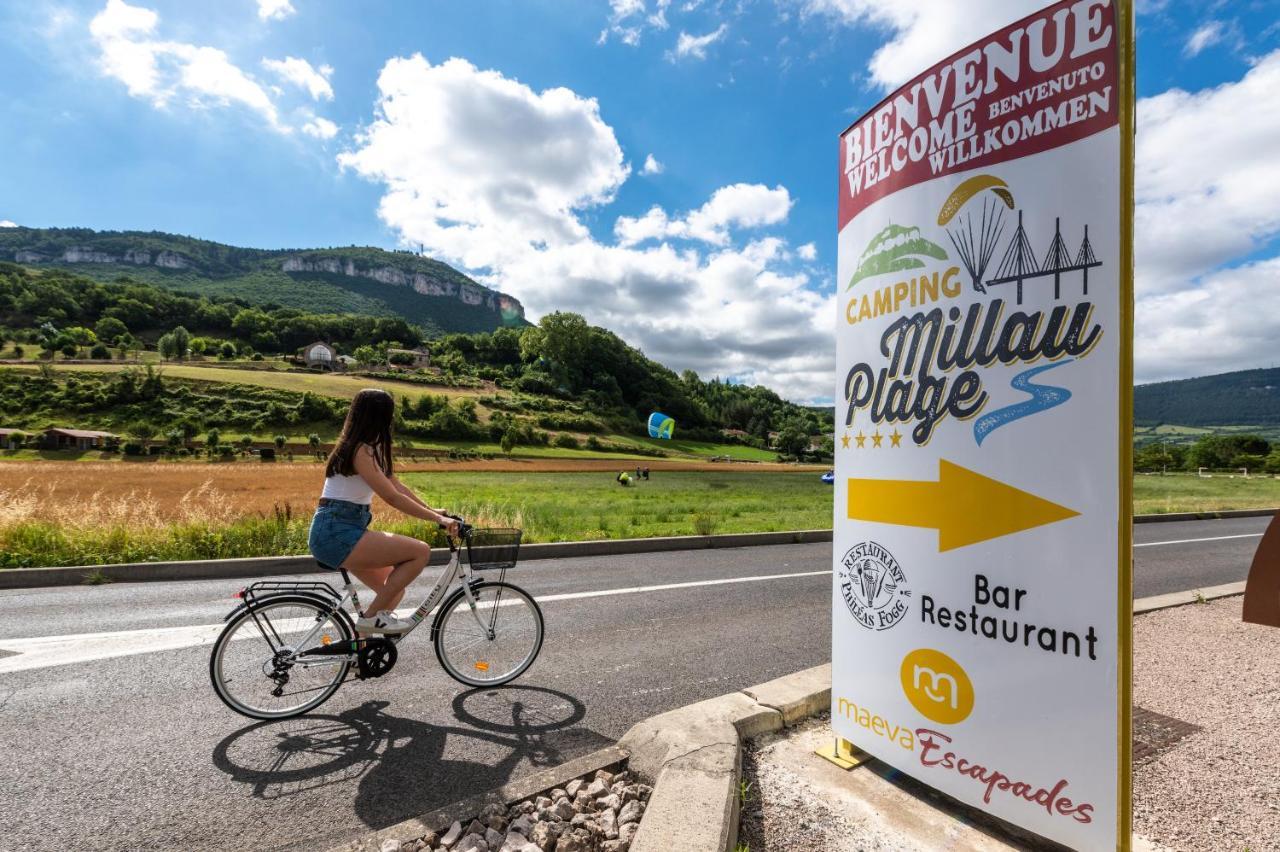 Camping Maeva Escapades Millau Plage Exterior foto